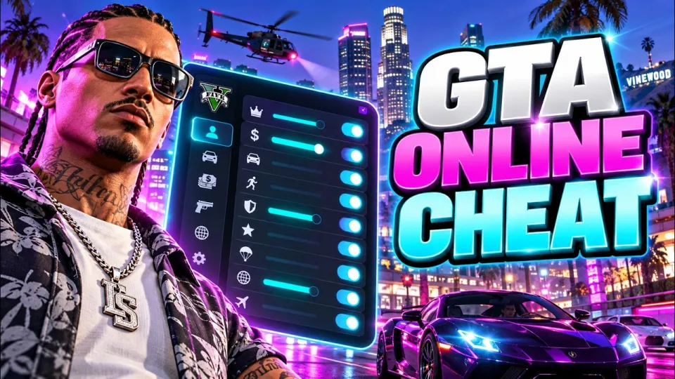 GTA Online Cheat, Vehicle Spawner, Teleport & Player Options for 2026
